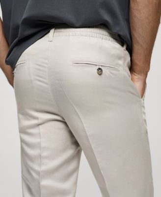 Men's Linen Drawstring Pants