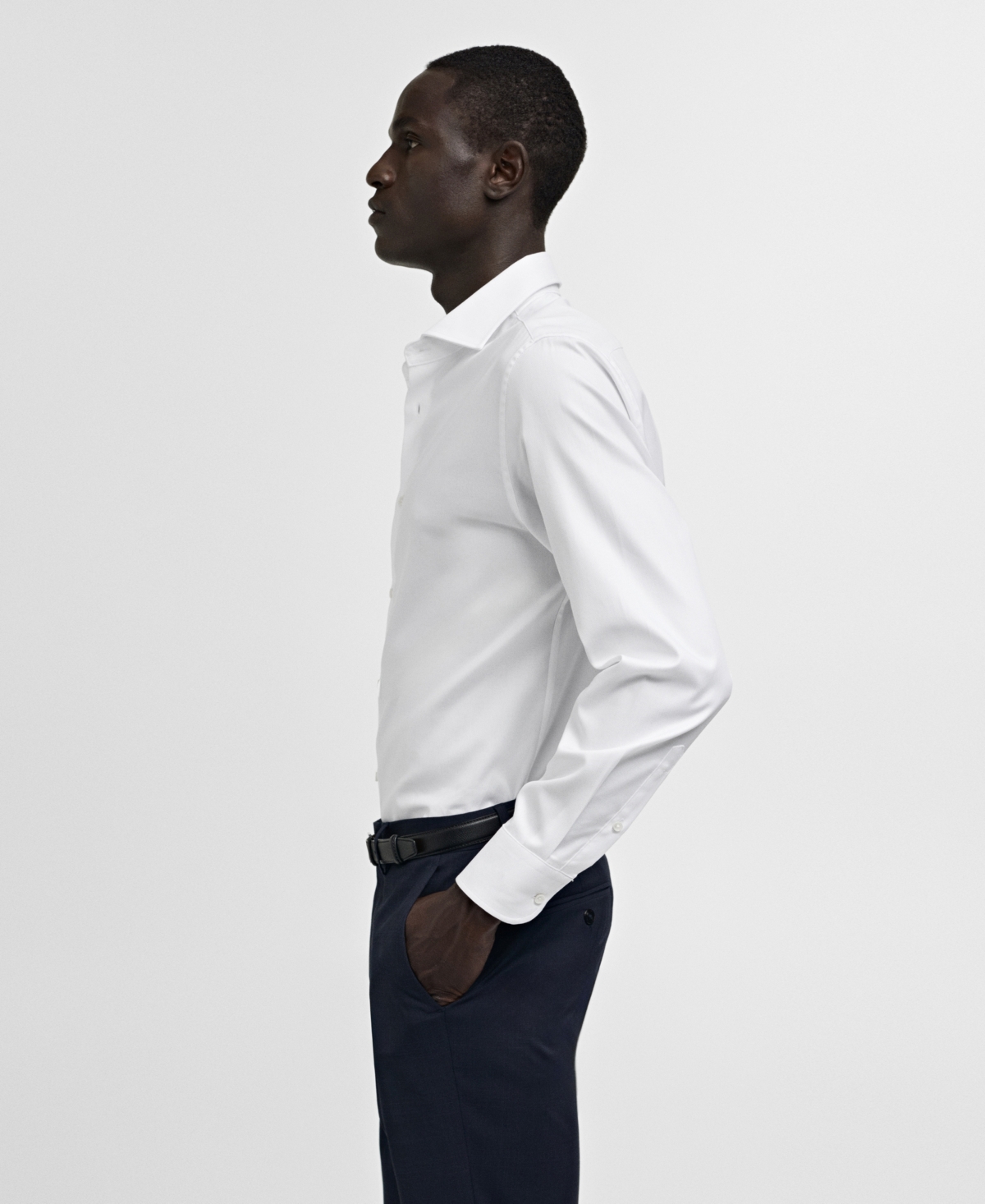 Mango Men's Structured Dress Shirt