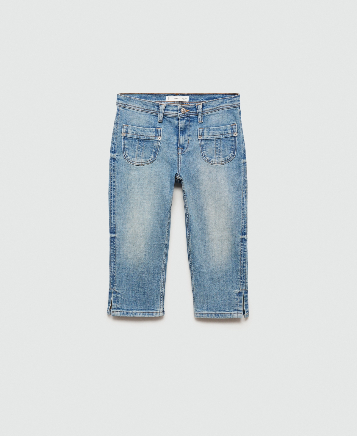 Mango Women's Straight Capri Jeans
