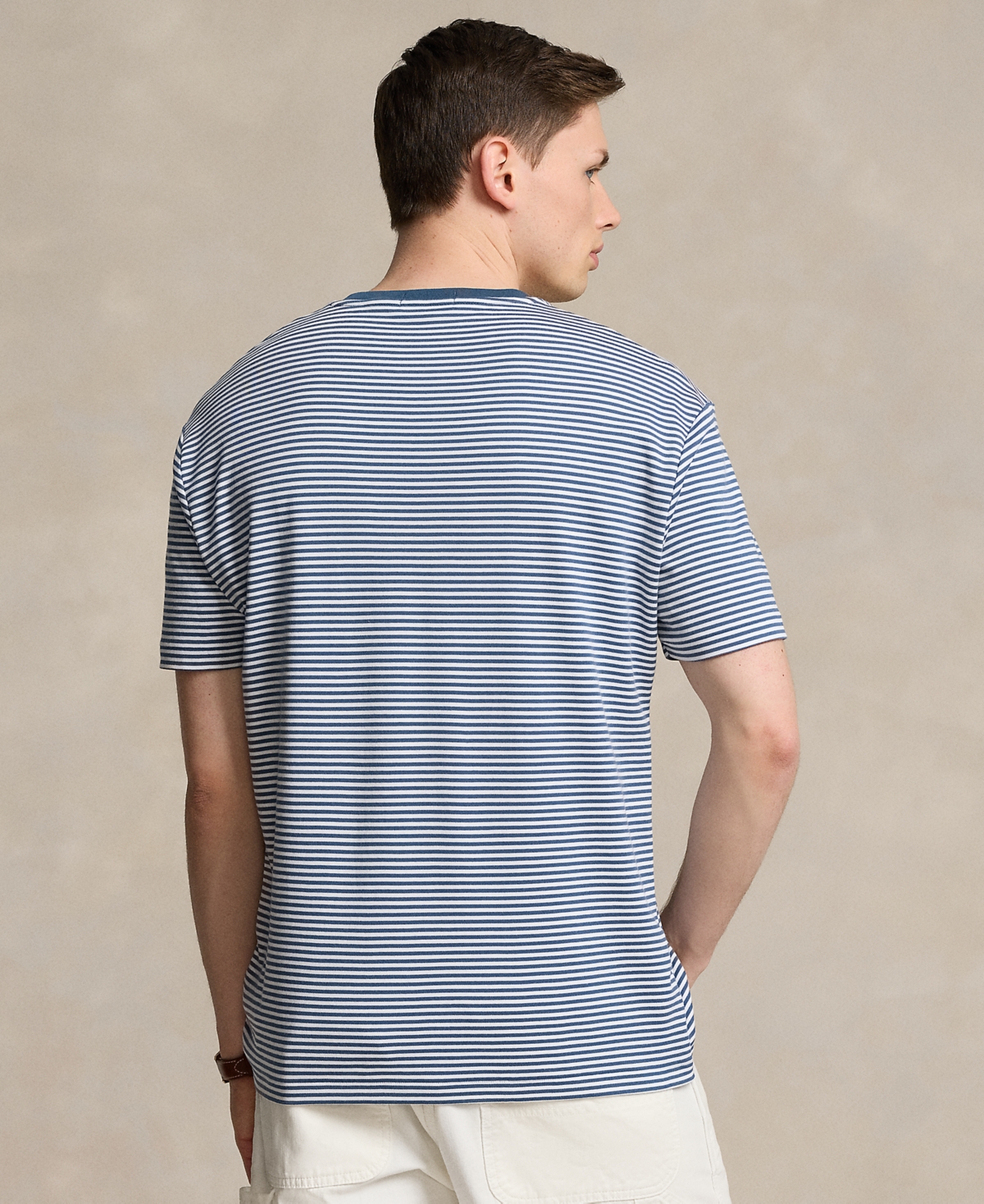 Polo Ralph Lauren Men's Custom Slim Fit Soft Cotton T-Shirt -white