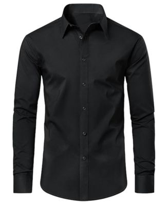 macys eagle dress shirts Eagle Men's White Non-Iron Dress Shirt, Blue, 17.5 36/37, Cotton