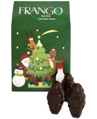 Frango Chocolates Holiday Dark Mint Chocolate Santas, 12.8 oz. - Macy's
