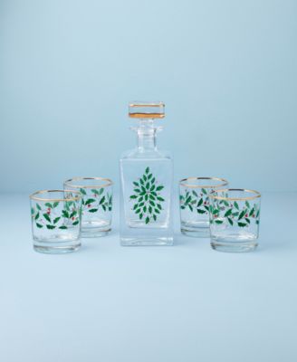 Holiday 5 Piece Whiskey Set