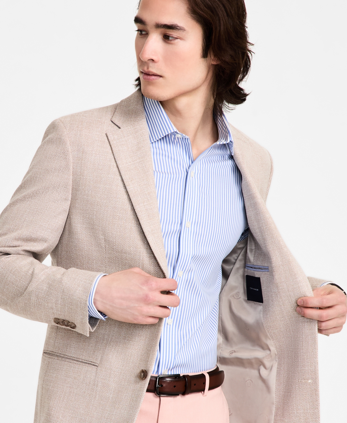 Tommy Hilfiger Men's Modern-fit Sport Coat In Tan