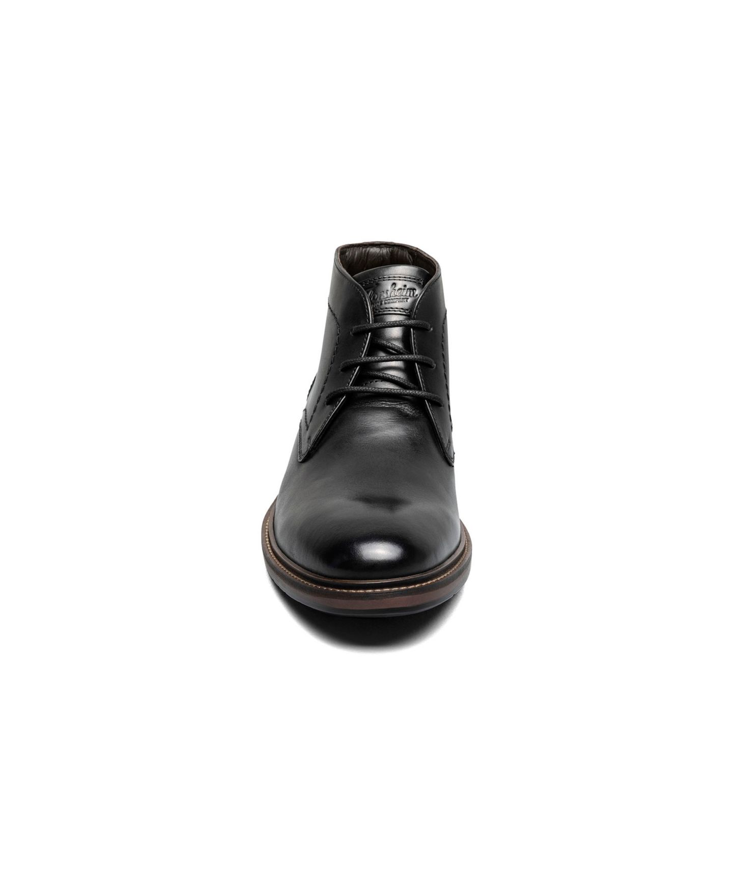 Мужские ботинки Florsheim Forge Plain Toe Chukka Boot, цвет: Чёрный — фото 4