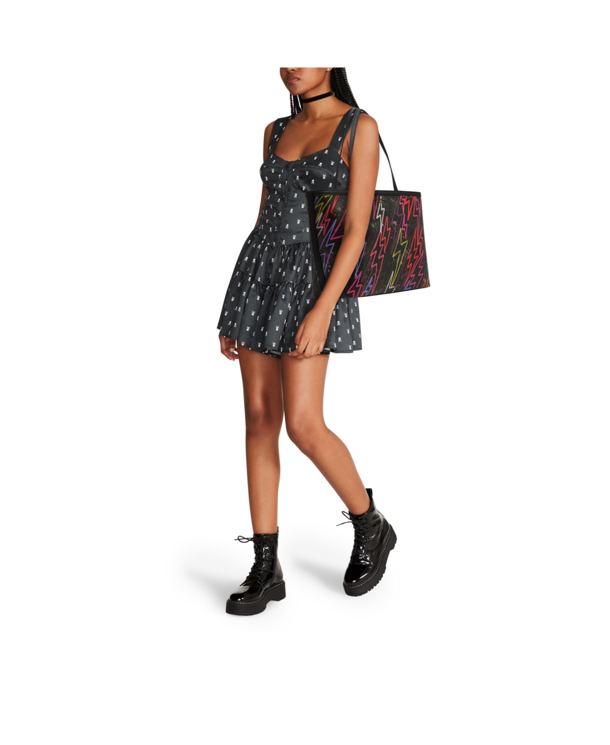 BETSEY JOHNSON BOLT MINI TOTE BAG 