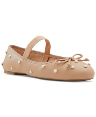 ALDO - Women's Byanca Embellished Cross-Strap Ballet Flats