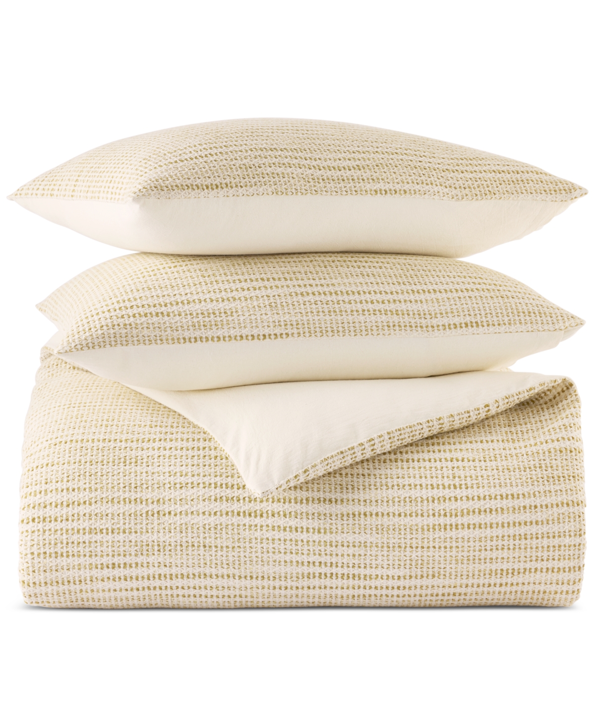 Oake Basketweave Geo 3-pc. Duvet Cover Set, King, Exclusively At Macy's In Neutral