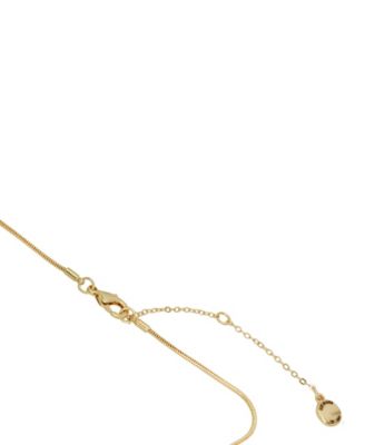 Faux Stone Gem Pendant Necklace