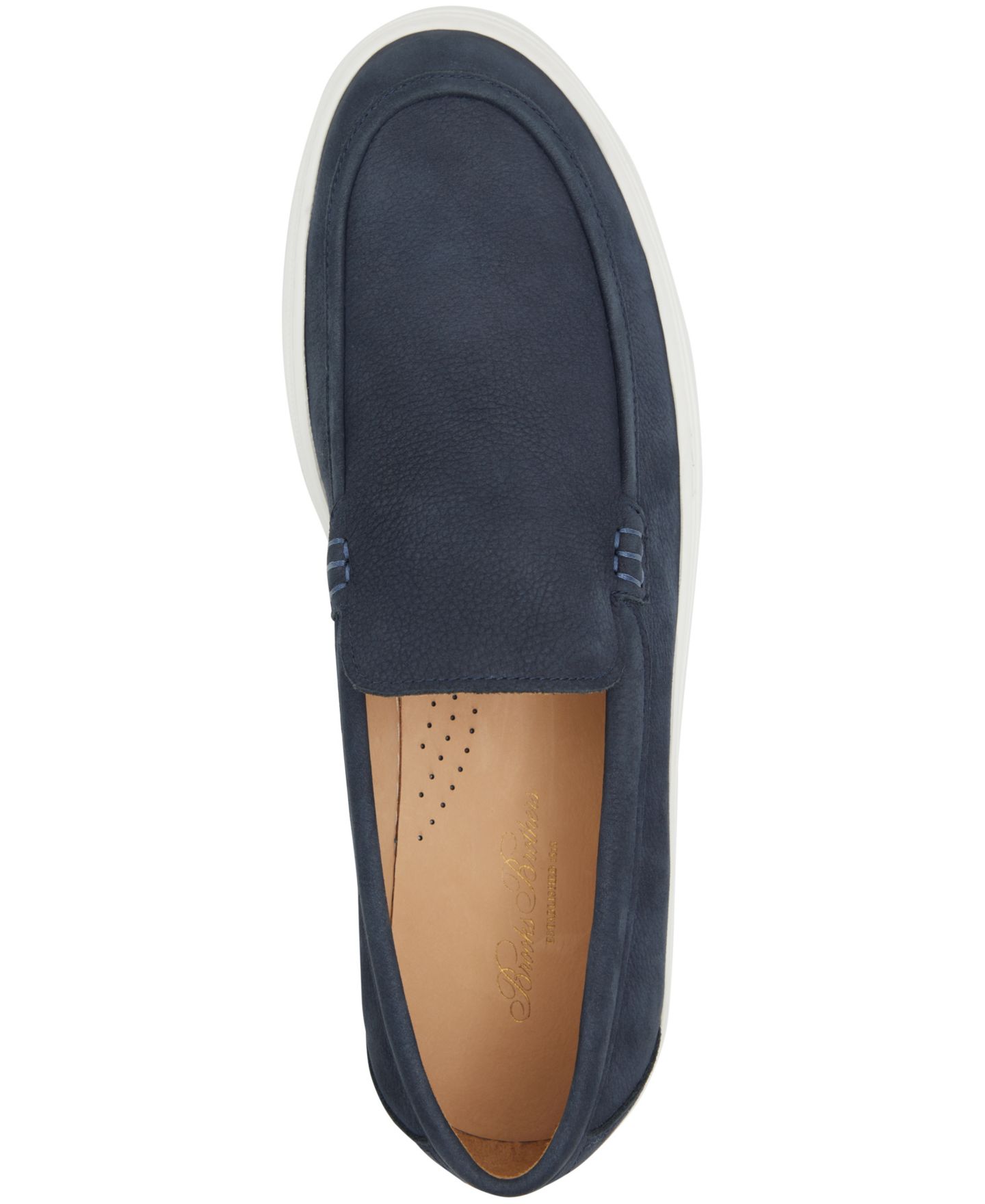 Мужские туфли Brooks Brothers Hampton Slip On Casual, цвет: Тёмно-синий — фото 4