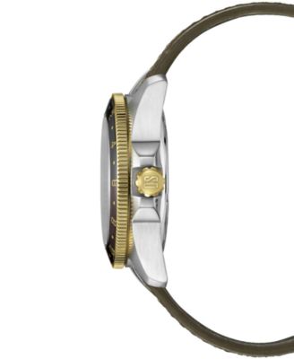 Men's Swiss Automatic DS Action GMT Powermatic 80 Brown Leather Strap Watch 41mm