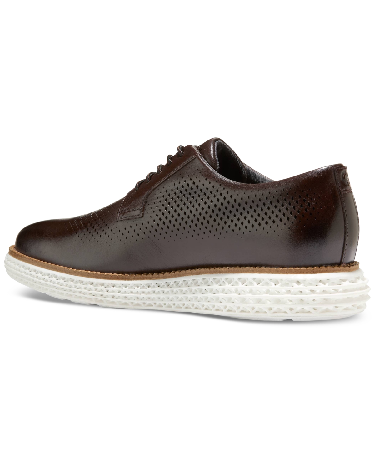 Cole Haan Men's riginalGrand 2.0 Oxford Dress Sneaker - Dark Chcolate-White