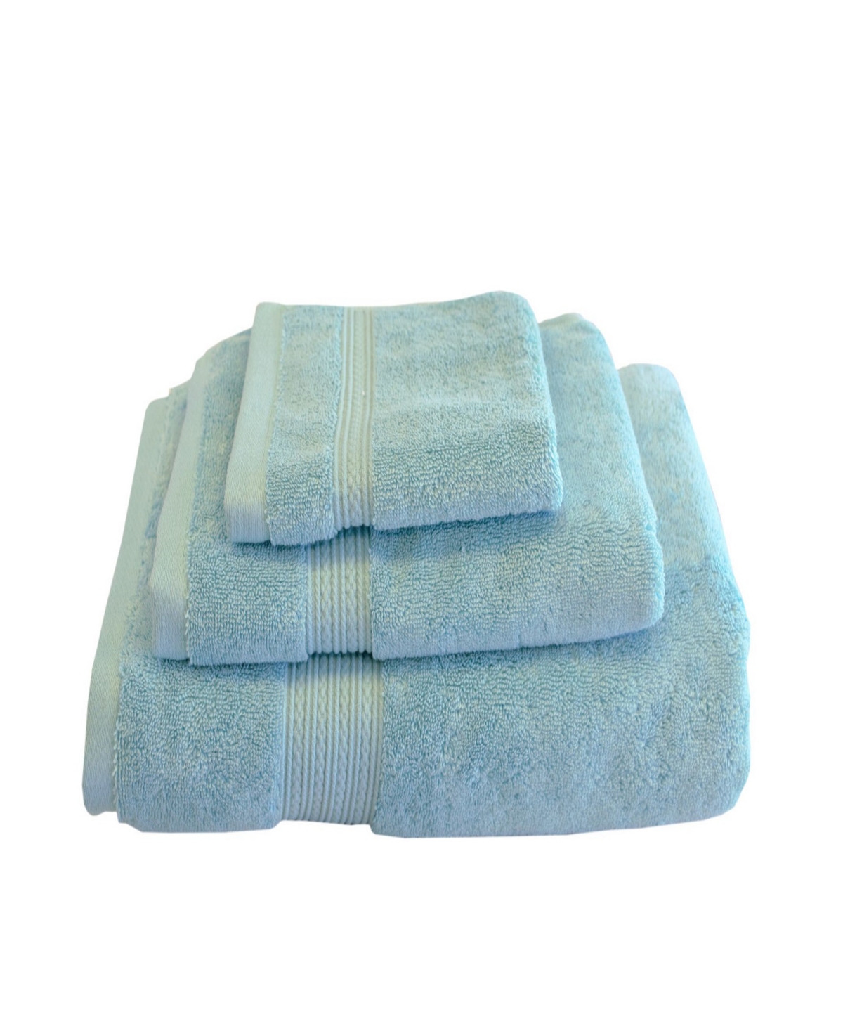 Talesma The Empress Turkish Cotton 3-pc. Bath Towel Set In Aqua