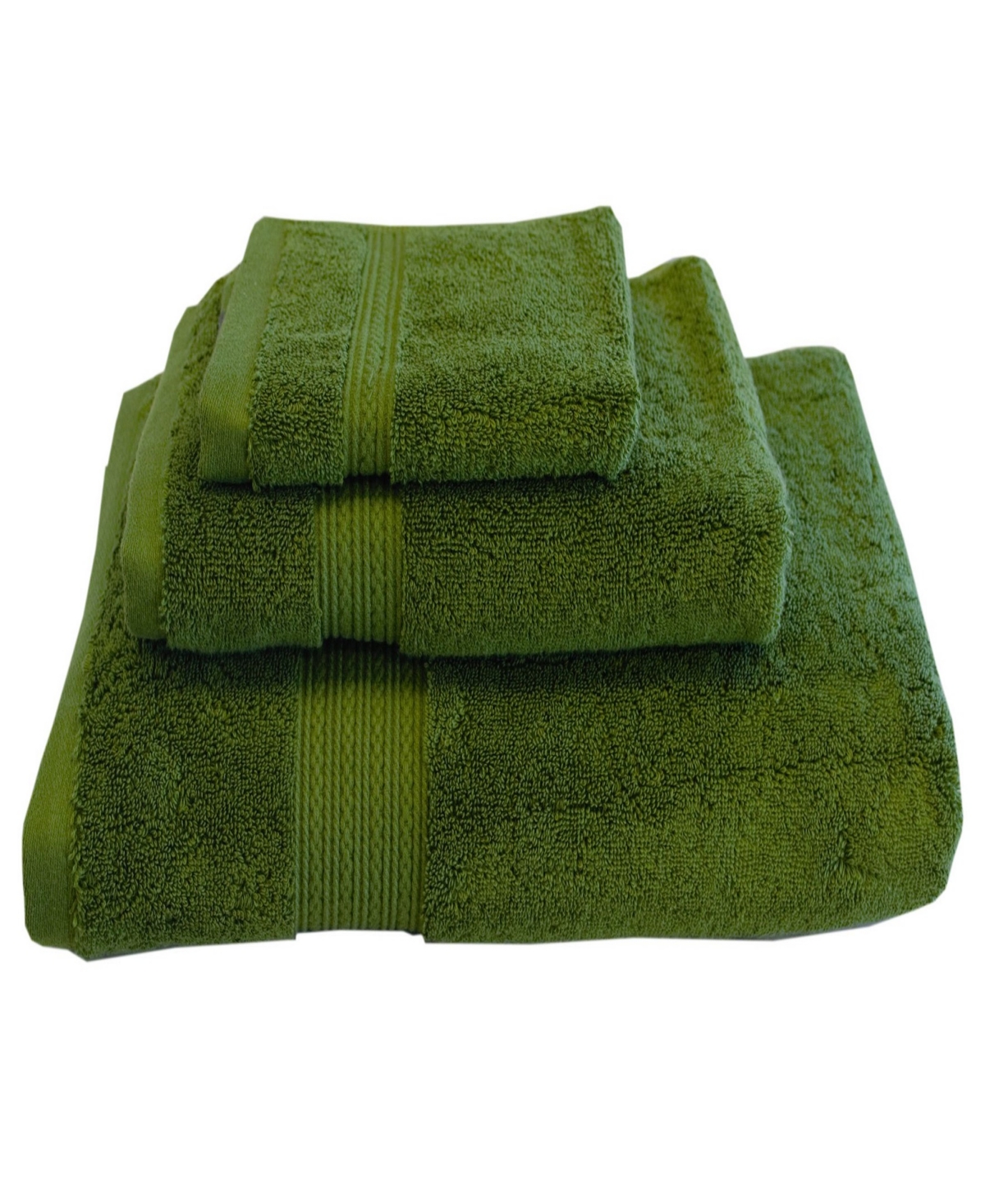 Talesma The Empress Turkish Cotton 3-pc. Bath Towel Set In Evergreen