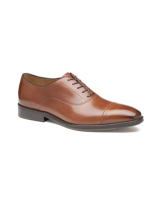 Johnston & Murphy Faulkner Brown Cap Toe Oxfords Johnston & Murphy Large Cap Toe Lace-Up Dress Shoe  main image 4