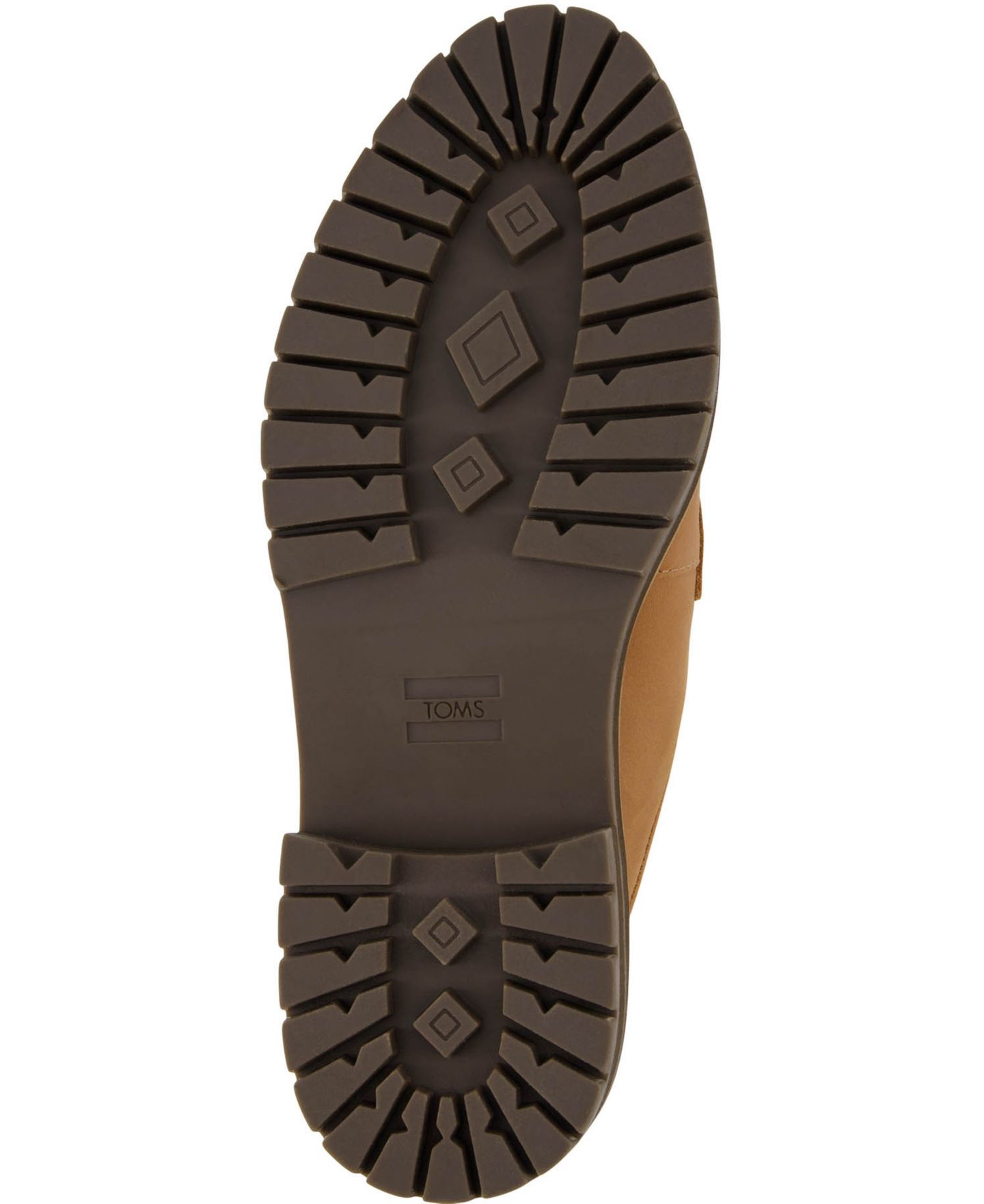 Женские сабо TOMS Cara Cozy Lug Sole Loafer Mule, цвет: Коричневый кожаный — фото 3