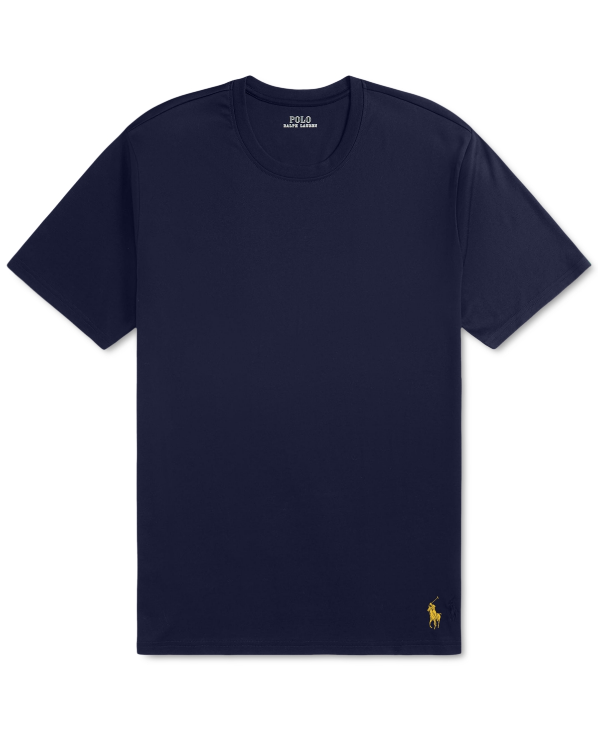 Polo Ralph Lauren Men's Cotton Sleep T-Shirt -GOLD BUGLE POLO PLAYER