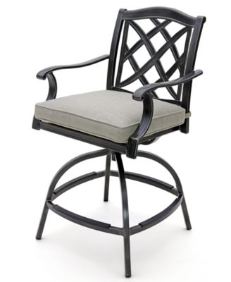 Wythburn Outdoor Firepit Bar Height Bar Stool, Created for Macy's