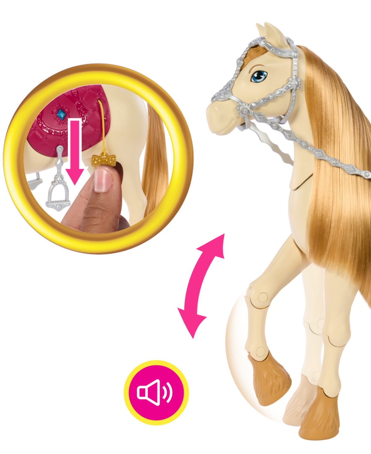 Barbie Mysteries: The Great Horse Chase Interactive Toy Horse - Multi-color