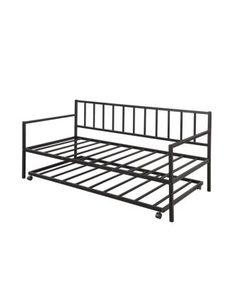 Twin Daybed with Trundle for Multifunctional Use
