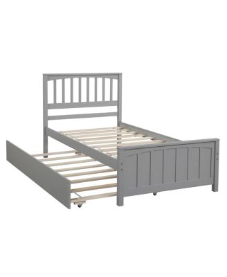 Streamdale Twin Size Platform Bed With Trundle