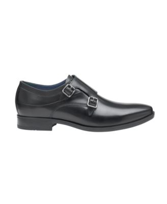 Men's Gibbons Double-Buckle Monk Oxfords
