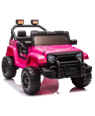 12V Kids Electric Ride-On Car w/ Remote, Music, Suspension, Headlights