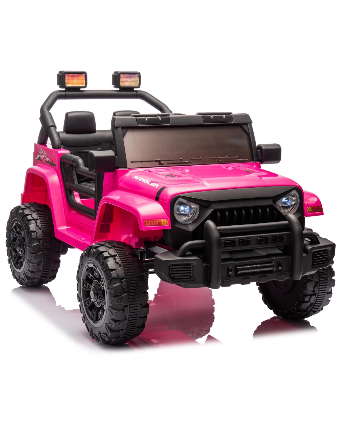 Streamdale Furniture 12V Kids Electric Ride-On Car w/ Remote, Music, Suspension, Headlights