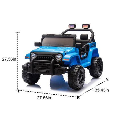 Streamdale 12V Kids Electric Ride-On Car w/ Remote, Music, Suspension, Headlights