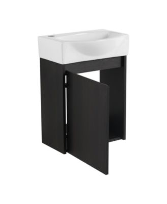 Streamdale 16" Compact Bathroom Vanity Space-Saving Solution for Small Spaces