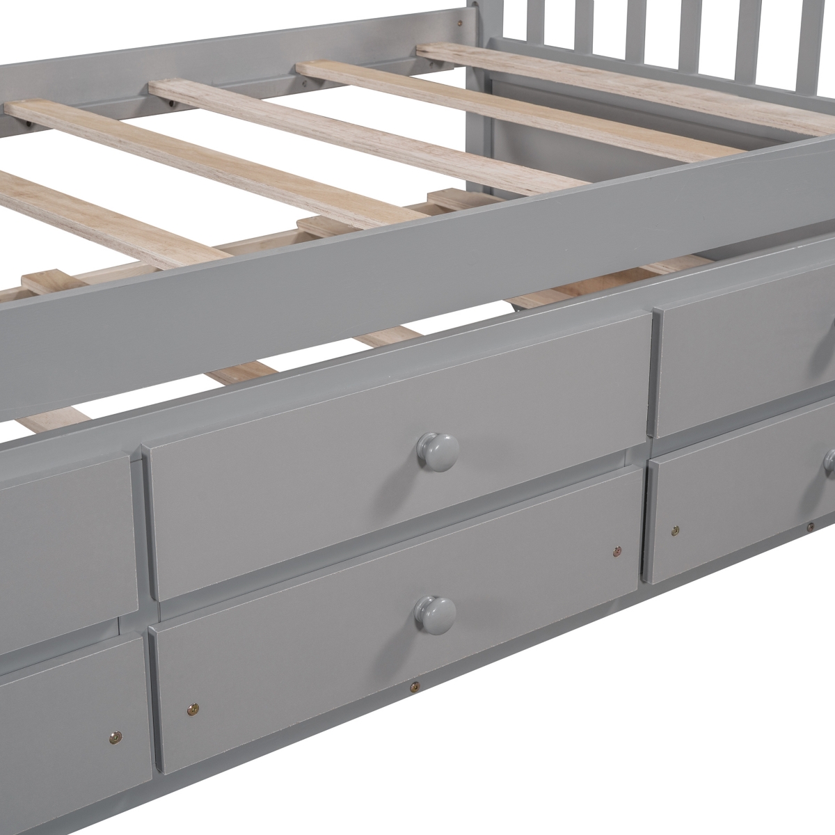 Simplie Fun Daybed With Trundle And Drawers, Twin