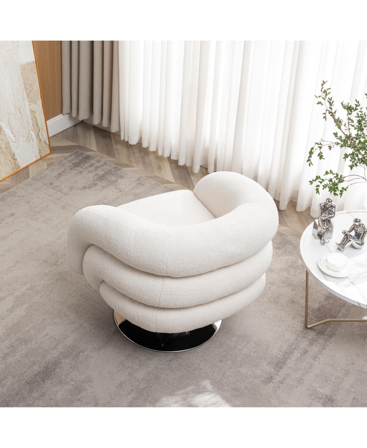 Streamdale Furniture Versatile and Stylish Swivel Accent Chair for Style and Comfort