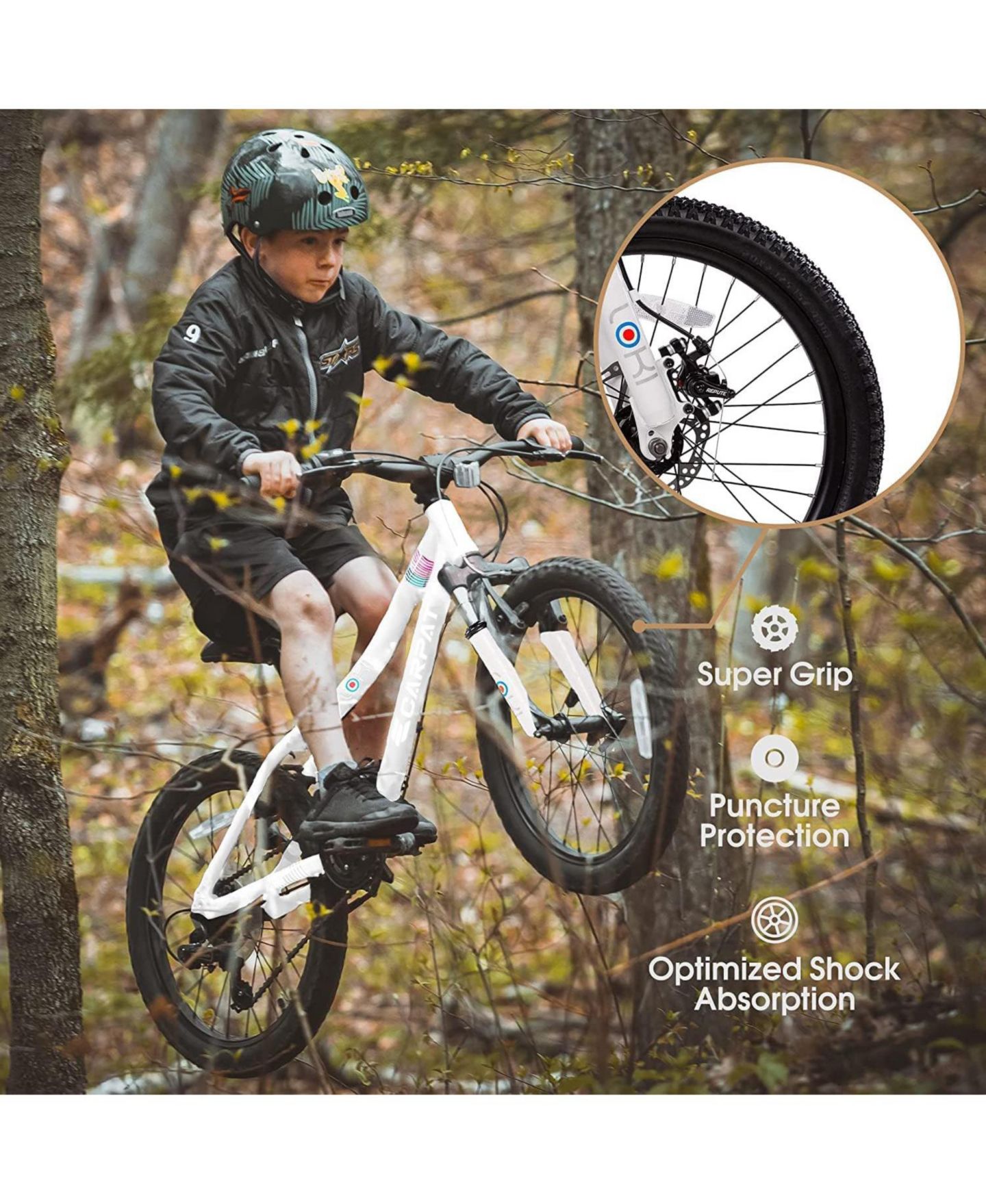 Детская игрушка Streamdale Furniture 20" Kids' Mountain Bike, 7-Speed, Disc Brake, от 8 лет — фото 5