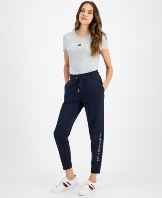 Women's Drawstring Logo Graphic Jogger Pants