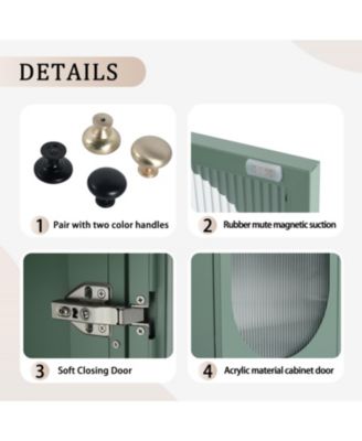 30" Freestanding Vanity with Ceramic Sink, Unique Design