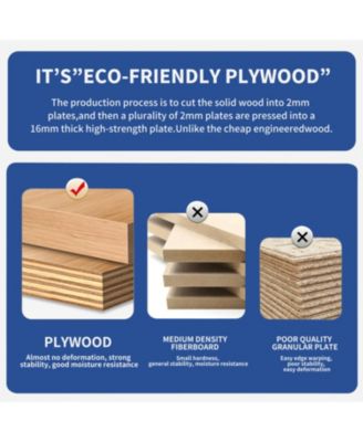 Streamdale 30" Wood Grain Vanity with Black Ceramic Sink & Soft-Close Drawers