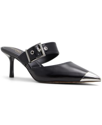 ALDO - Women's Gretla Cap-Toe Buckled-Strap Mules