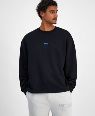 Hugo Boss - Men's Naviu Relaxed Fit Long Sleeve Crewneck Logo Sweatshirt