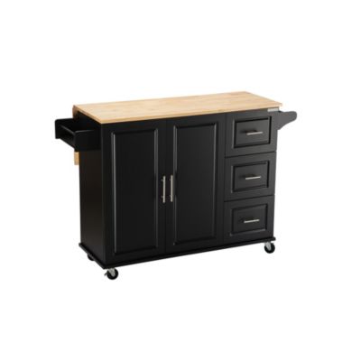 Extendable Table Mobile Kitchen Island