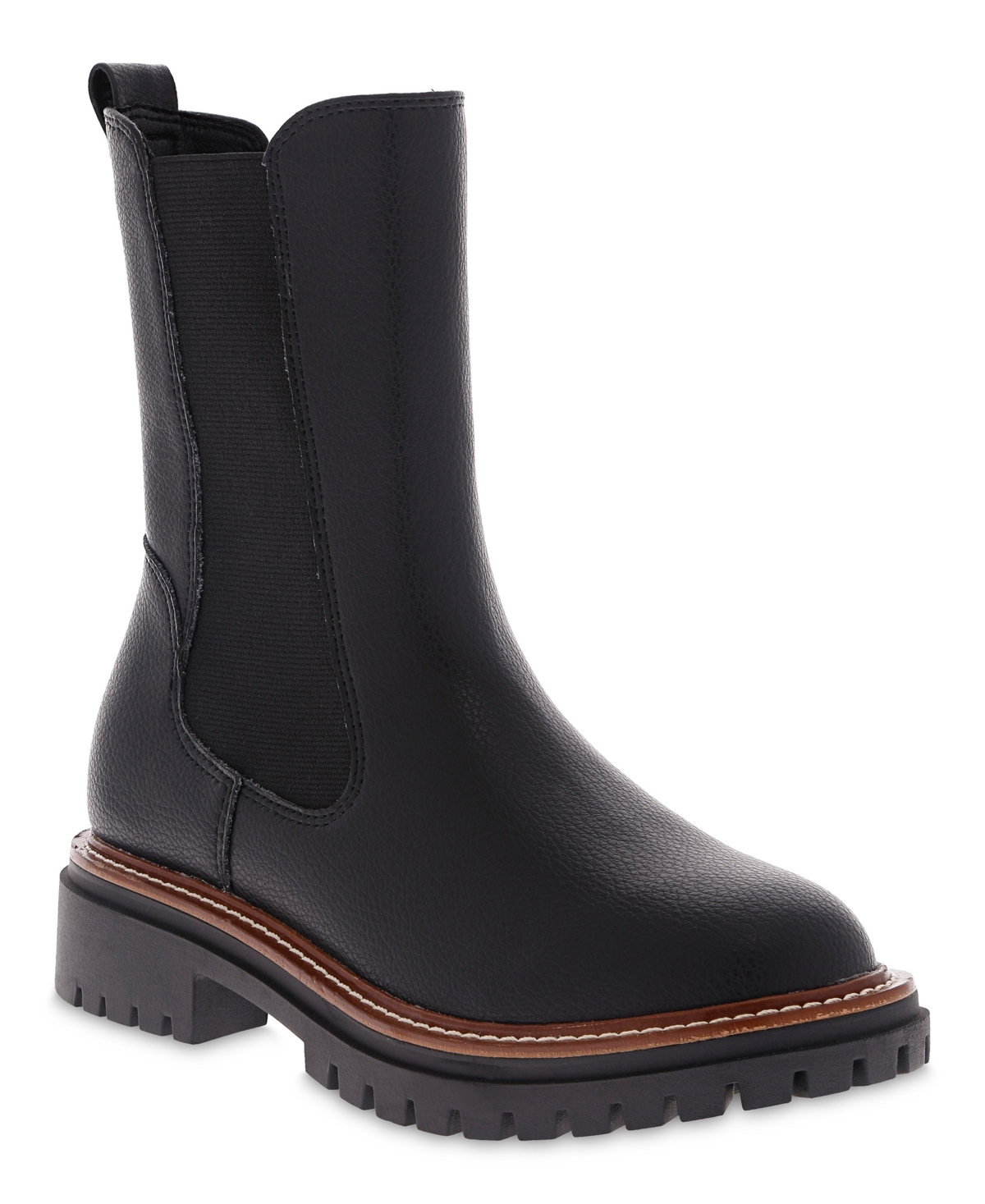Mia Women's Fala Water-Resistant Lug Sole Leather Boots