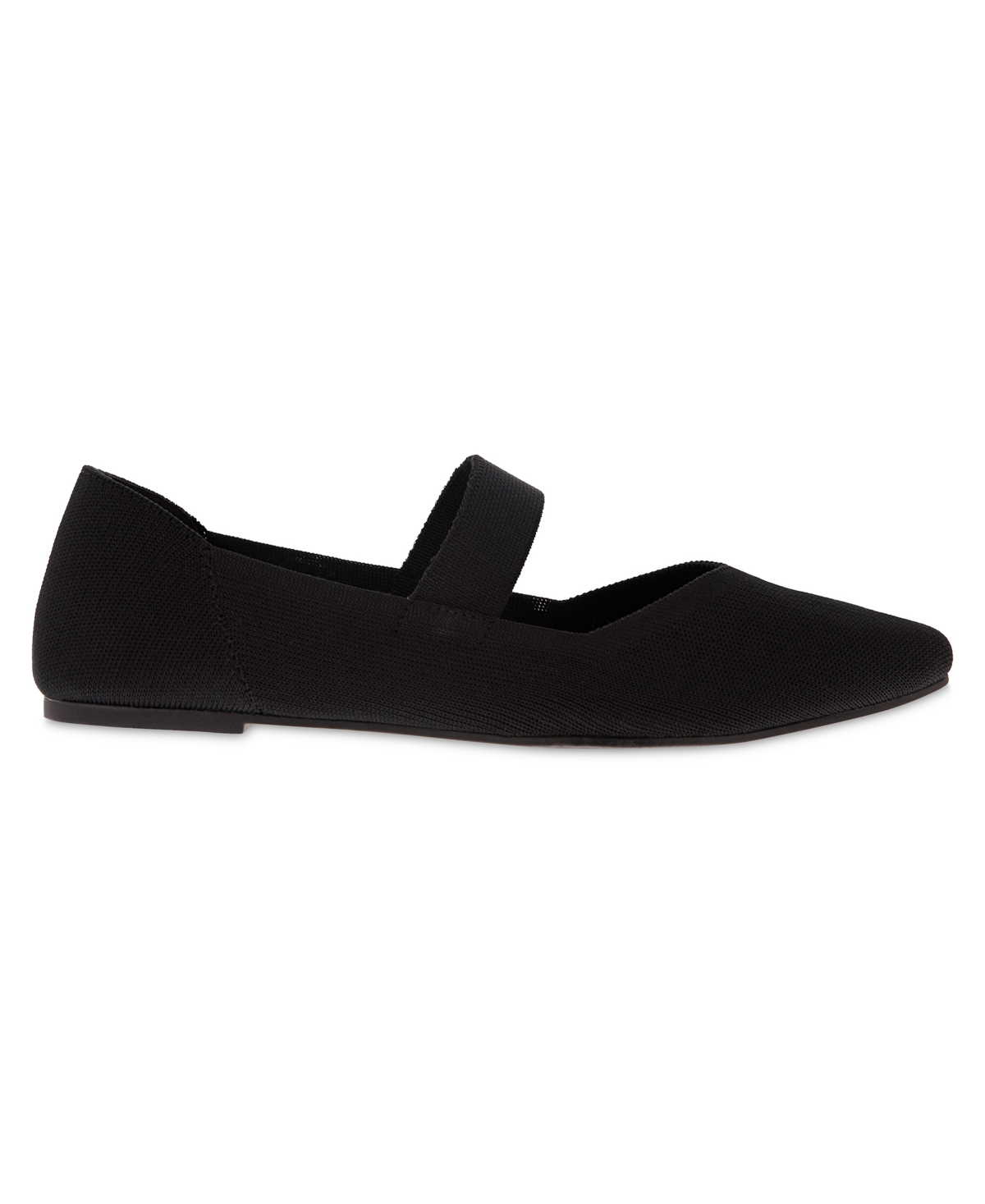 Mia Women's Kylia Mary-Jane Pointed-Toe Knit Flats