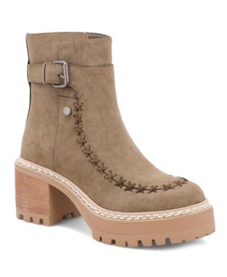 Women's Toula Lug Sole Whipstitch Booties