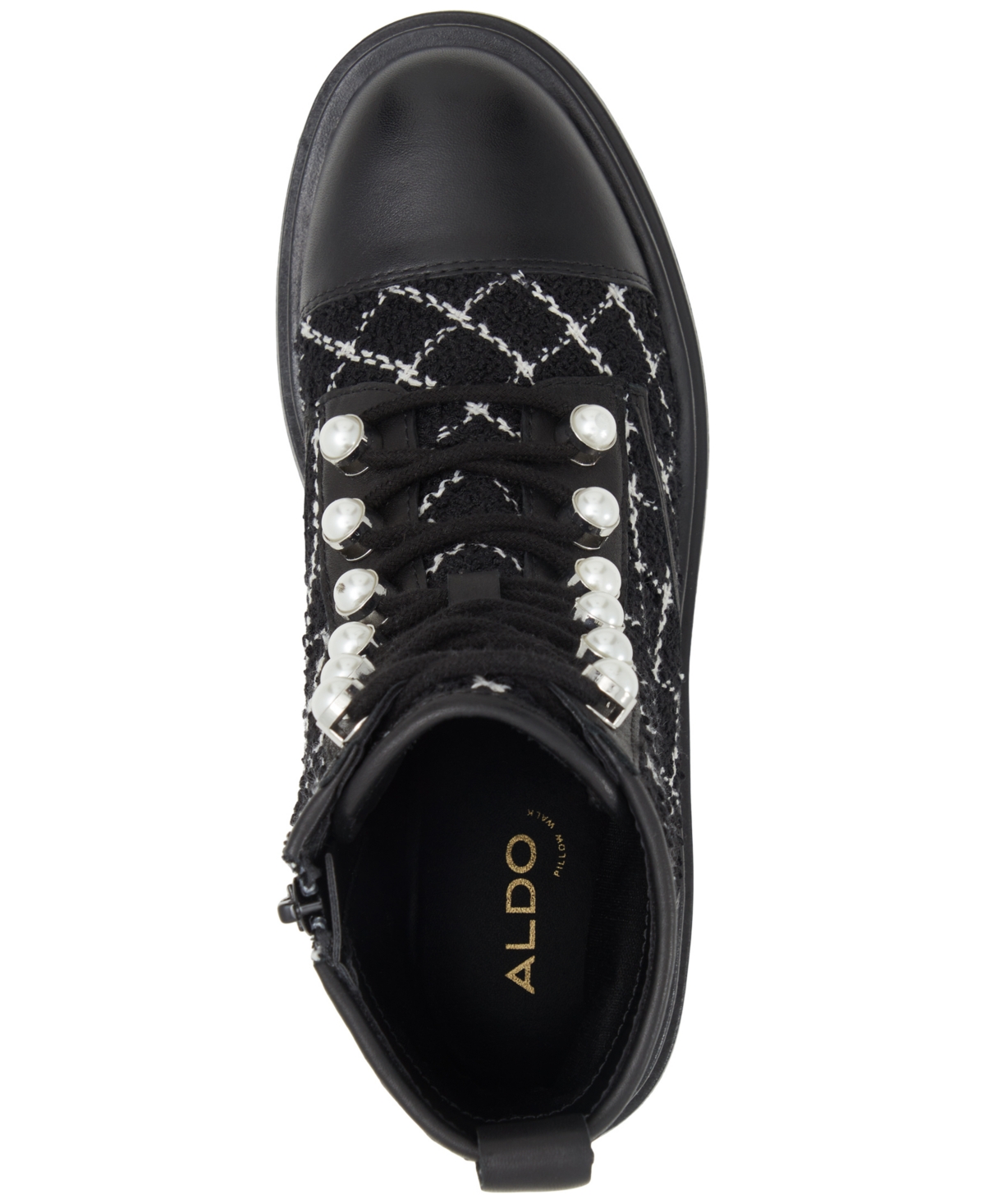 ALDO WOMEN'S MARTHIA COMBAT ANKLE BOOTS 