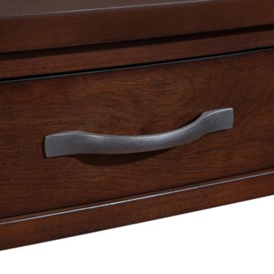 Space-Saving Corner Table Solid Wood, Easy Assembly, Rounded Corners