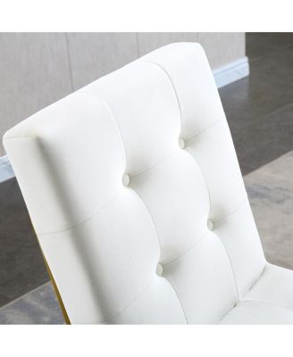 Modern Velvet Dining Chairs (Set of 2)