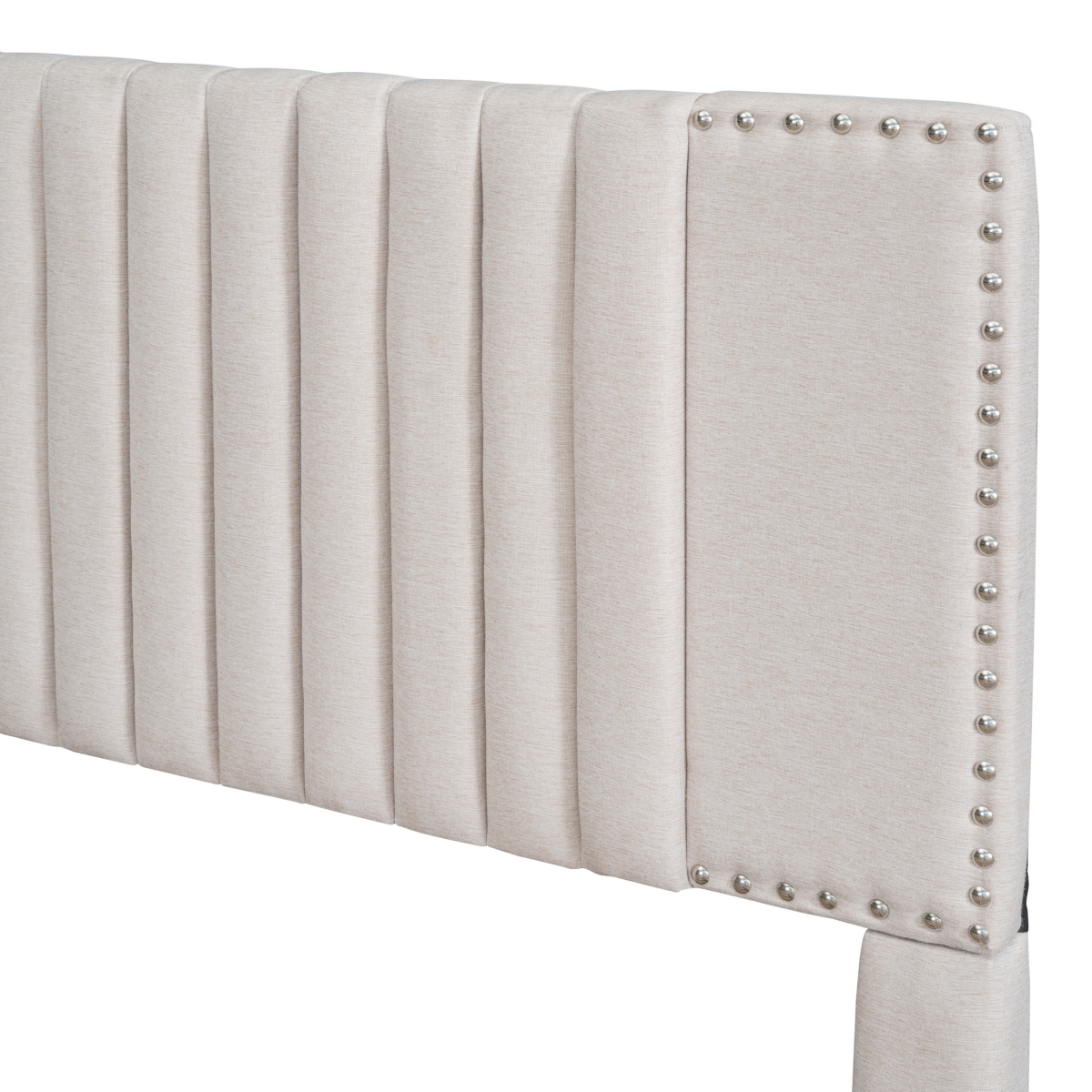 Streamdale Queen Platform Bed with 2 Drawers and Trundle