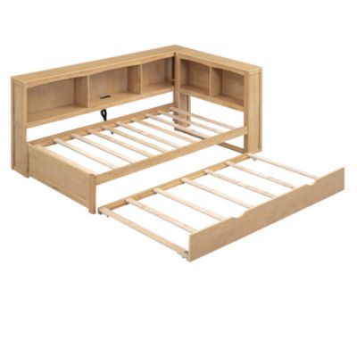 Streamdale Twin Daybed with Trundle, Storage, USB