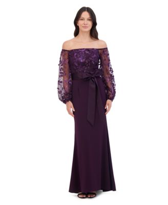 Eliza j off the shoulder gown best sale