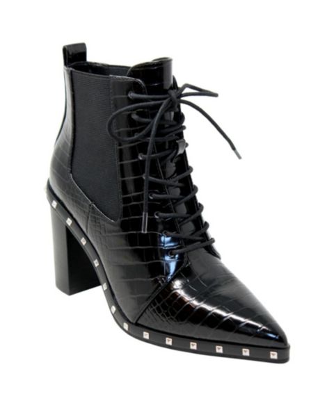 Женские ботинки Charles by Charles David Debate Chunky Heel Bootie, цвет: Чёрный с принтом