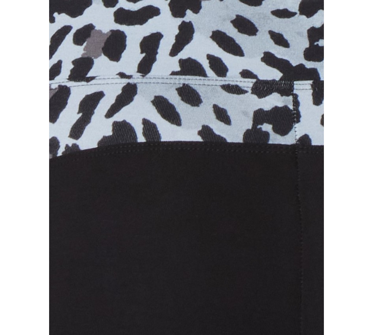 Andrew Marc Sport Women's Printed Cropped Tank Top - Gray Leopard